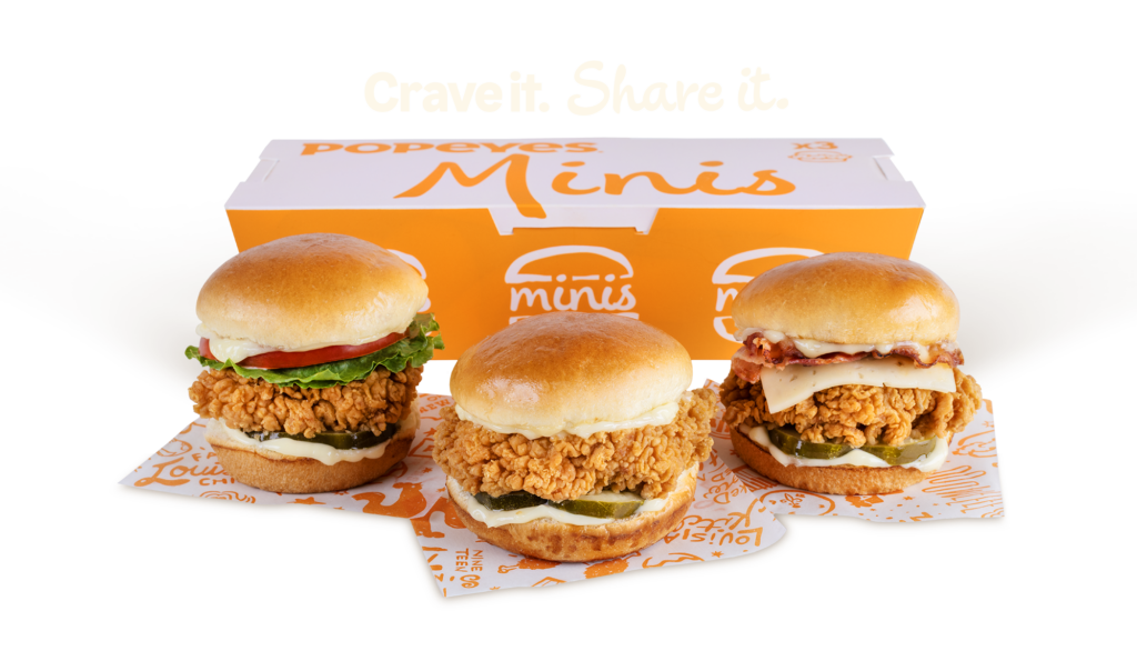 Meet the NEW Popeyes Mini Trio